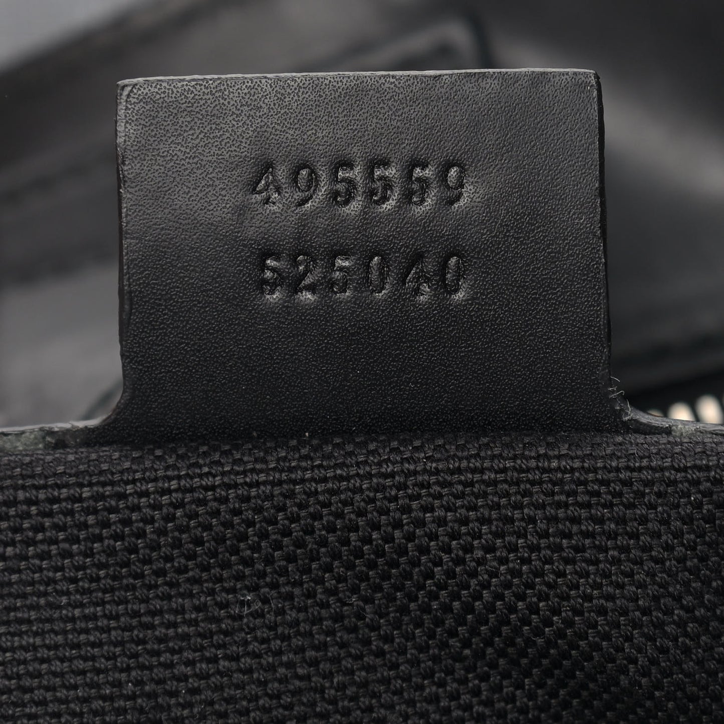 Soft GG Supreme Monogram Appia Calfskin Web Vertical Tote Black