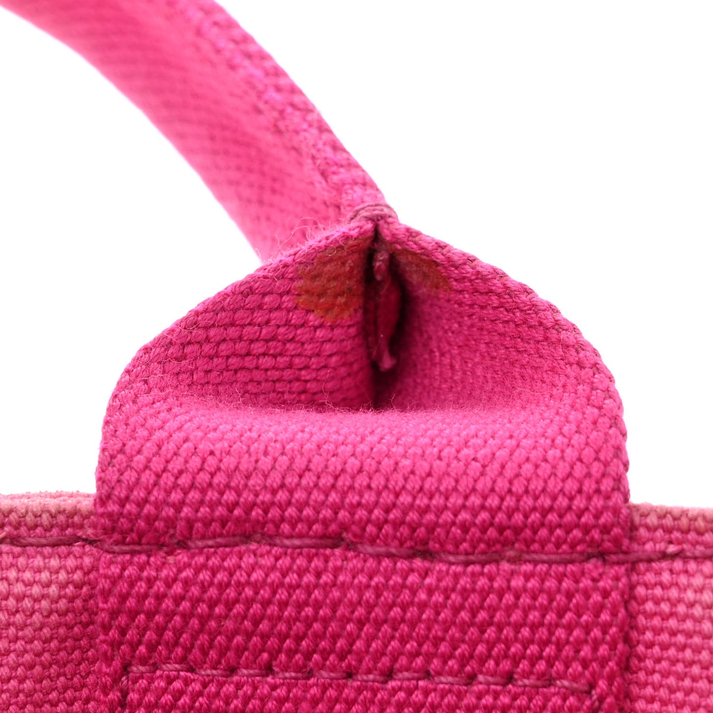 Denim Small Canapa Logo Tote Peonia