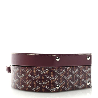 Goyard Goyardine Alto Hatbox Burgundy 4 of 8