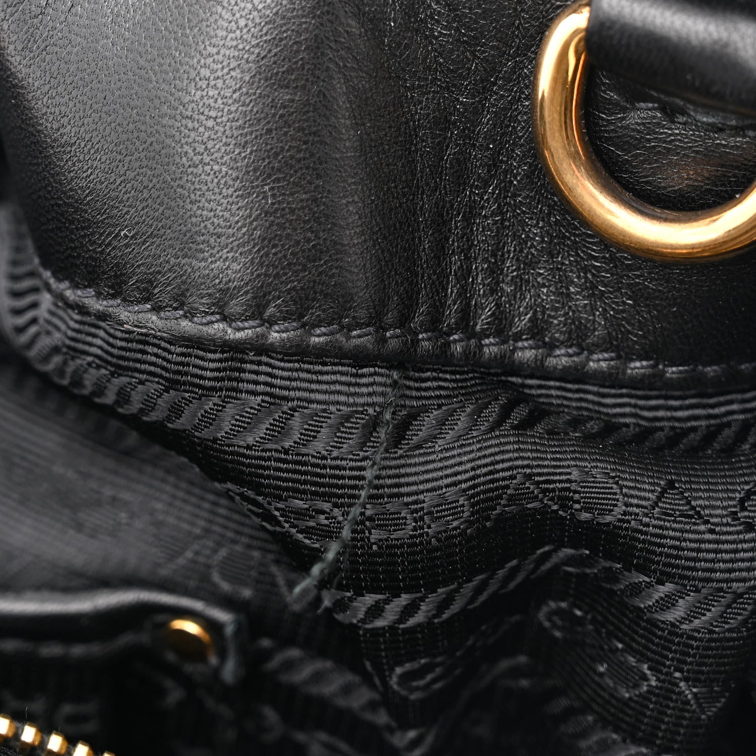 Prada Nappa Gaufre Tote Black 12 of 12