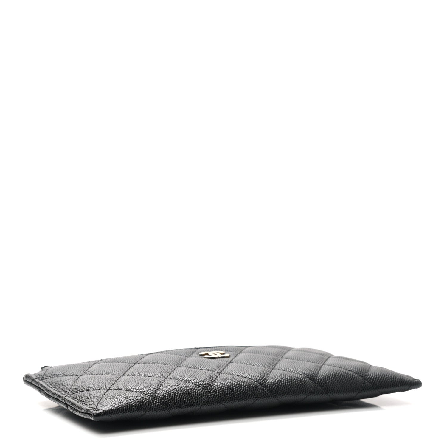 Chanel Caviar Quilted Classic Zip Pouch Black 7 of 8