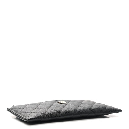 Chanel Caviar Quilted Classic Zip Pouch Black 7 of 8