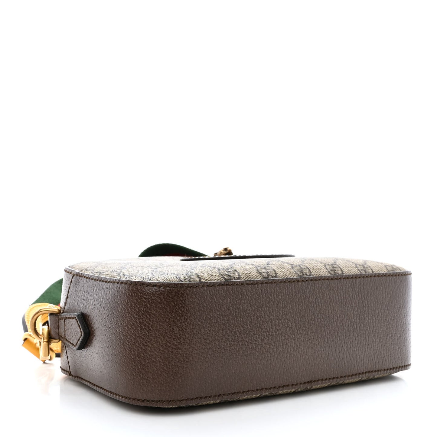 GG Supreme Monogram Web Neo Vintage Shoulder Bag Beige New Acero Crop