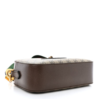 Gucci GG Supreme Monogram Web Neo Vintage Shoulder Bag Beige New Acero Crop 4 of 10