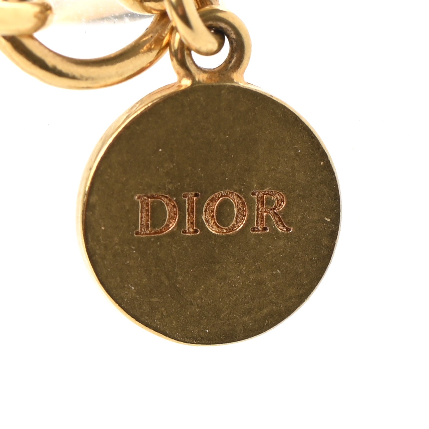 Christian Dior Metal Danseuse Etoile Chain Bracelet Gold 4 of 5