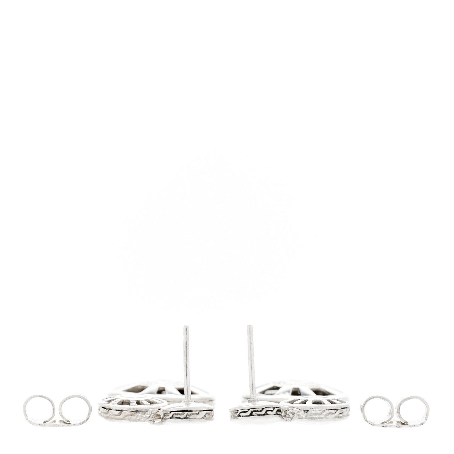 Sterling Silver Palu Triple Circle Drop Earrings
