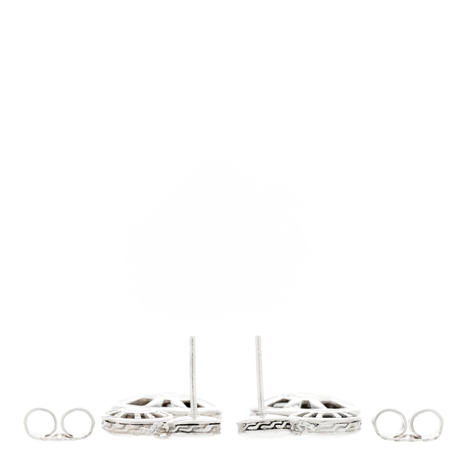John Hardy Sterling Silver Palu Triple Circle Drop Earrings 3 of 4