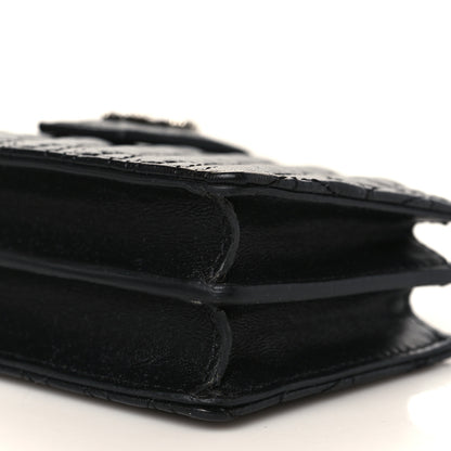 Versace Nappa Quilted Virtus Mini Shoulder Bag Black 7 of 8