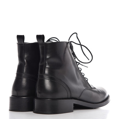 Saint Laurent Smooth Calfskin Ankle Boots 37 Black 4 of 10