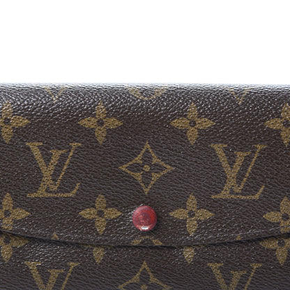 Louis Vuitton Monogram Emilie Wallet Fuchsia 7 of 8