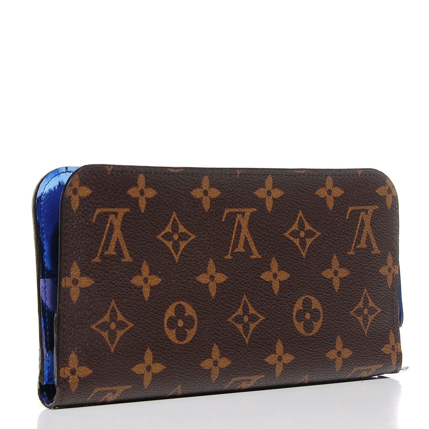 Louis Vuitton Monogram Articles de Voyage Ikat Insolite Wallet Grand Blue 3 of 7