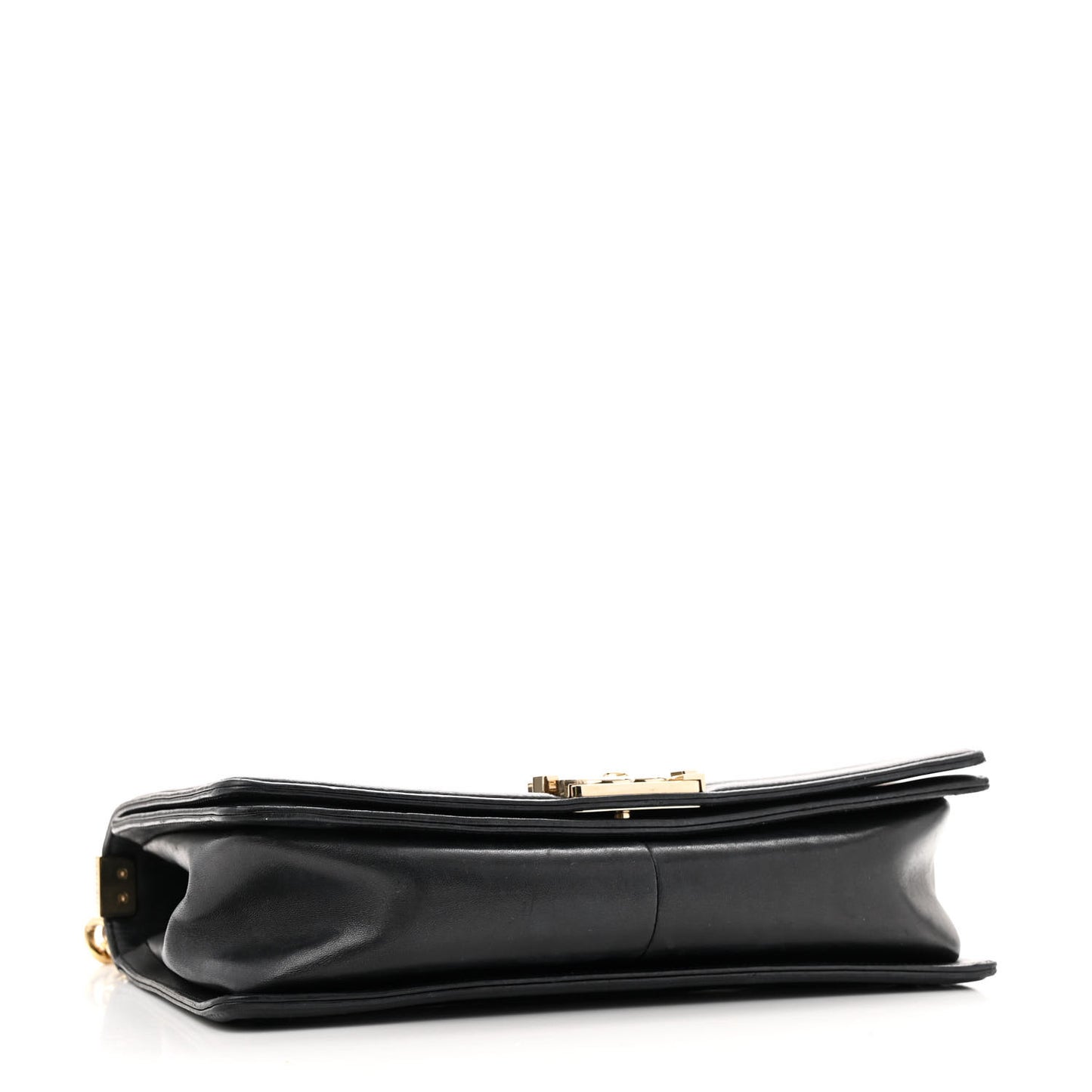 Lambskin Quilted New Medium Boy Flap Black