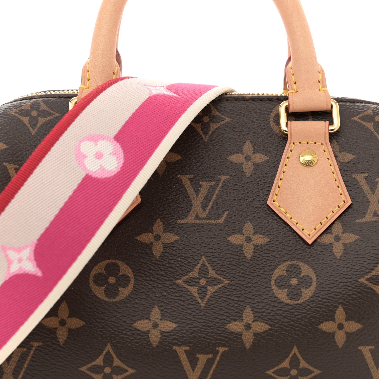 Monogram Speedy Bandouliere 20 Fuchsia