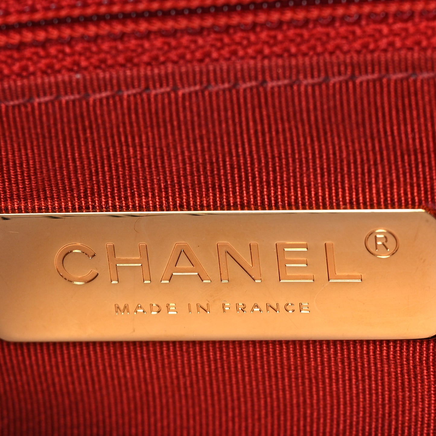 Goatskin Quilted Medium Chanel 19 Flap Red