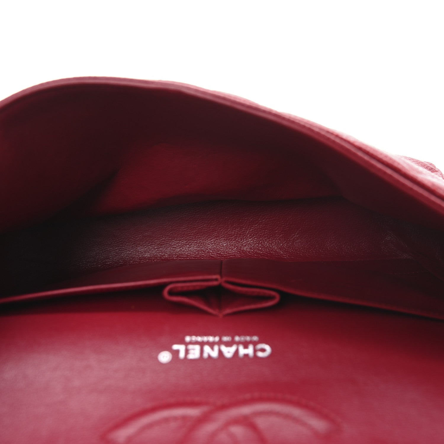 Chanel Caviar Quilted Medium Double Flap Red 5 of 10