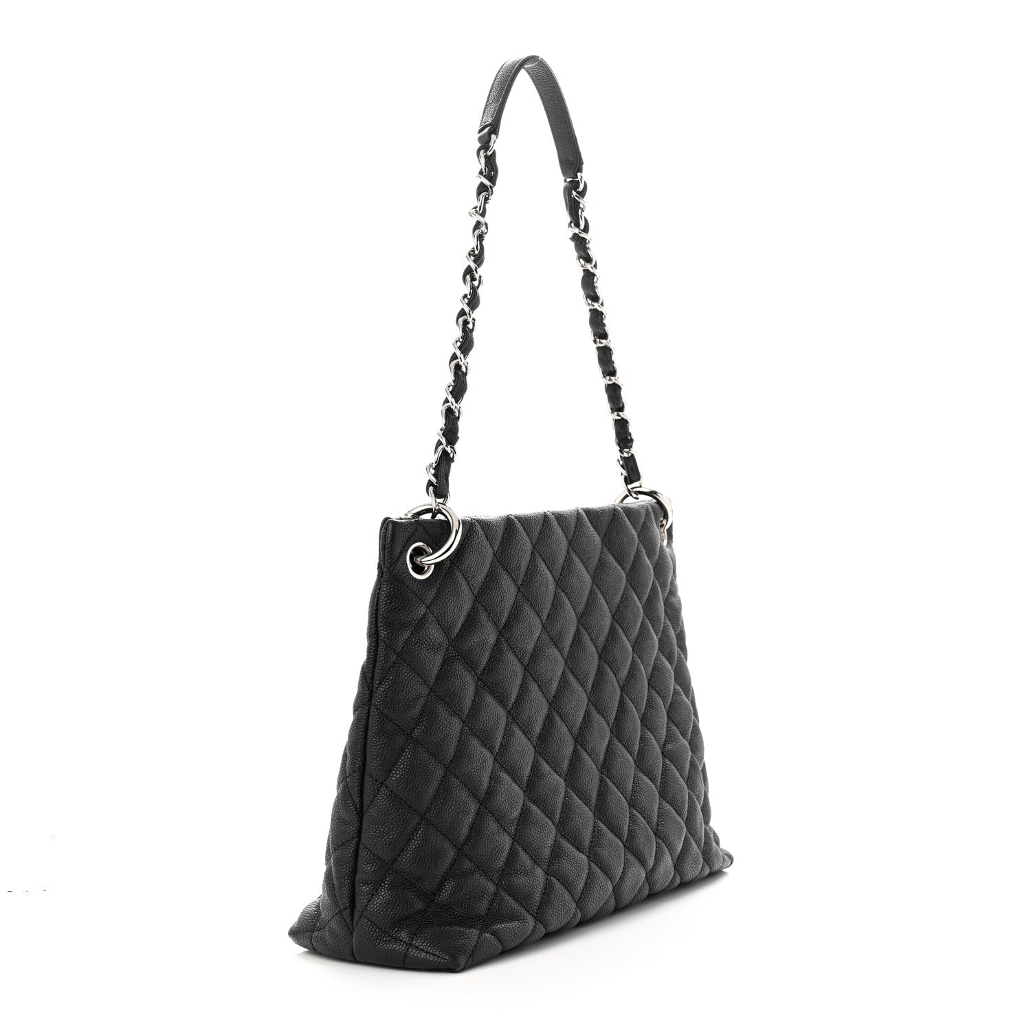 Chanel Caviar Quilted Easy Zip Tote Black 3 of 10