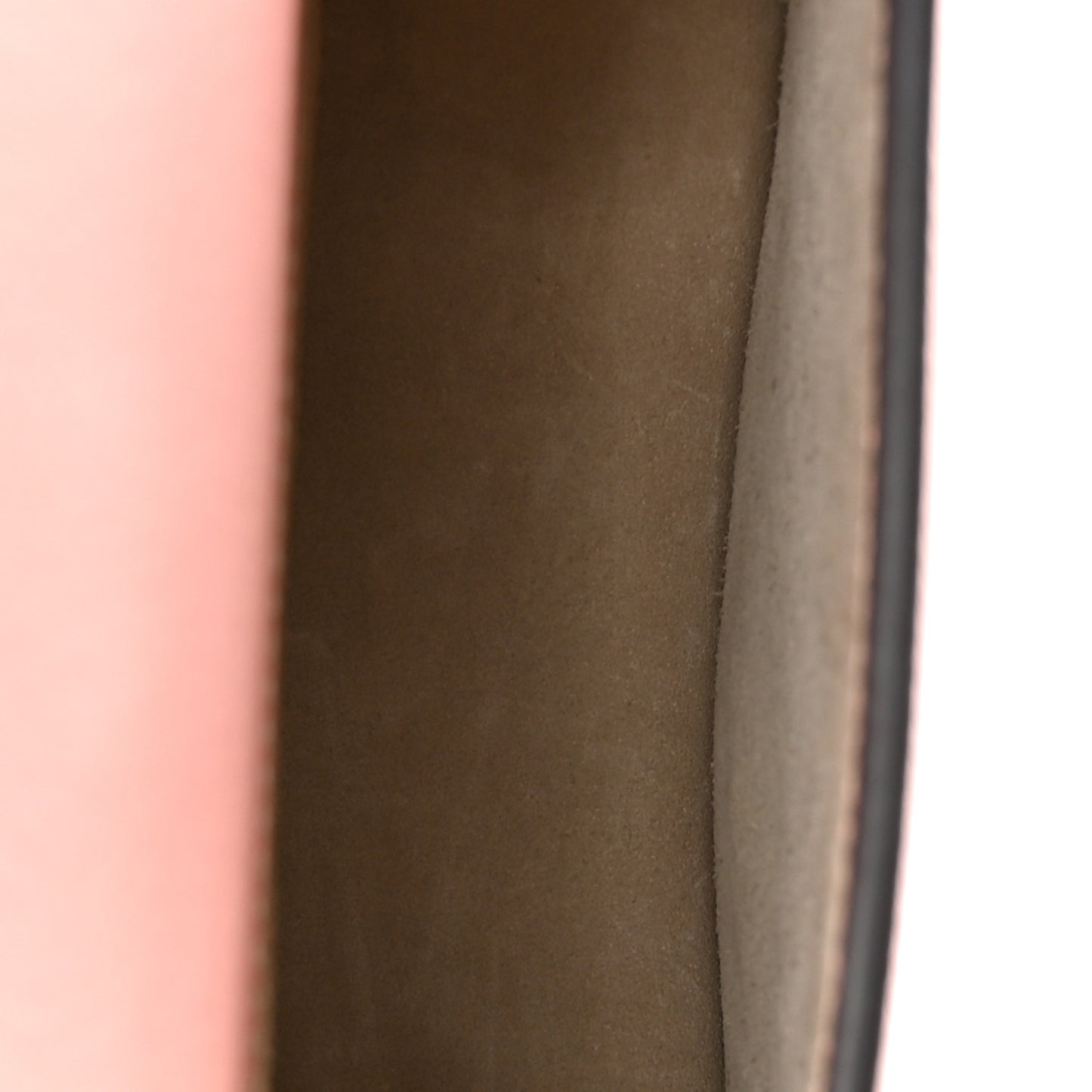Calfskin Suede Small Nile Bracelet Bag Washed Pink