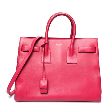 Saint Laurent Calfskin Small Sac De Jour Lipstick Pink 1 of 19