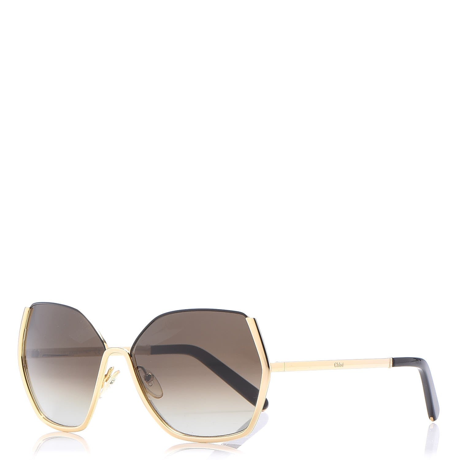 Chloe Danae Sunglasses CE115S Gold 1 of 8