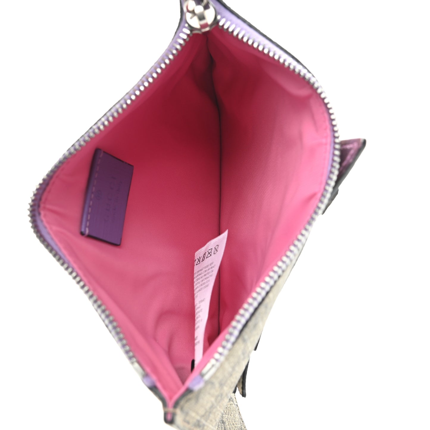 GG Supreme Monogram Kid's Unicorn Zip Pouch Multicolor