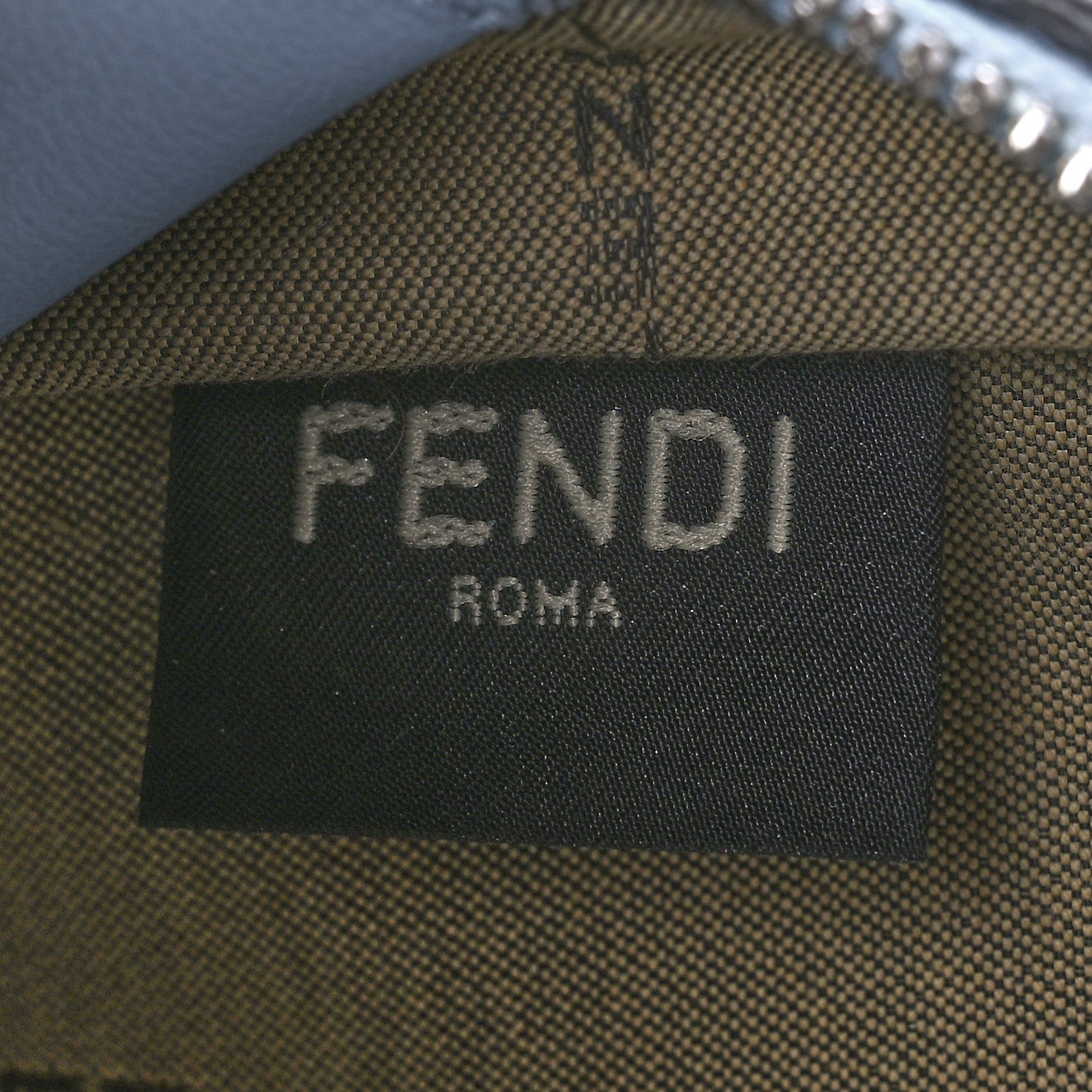 Fendi Vitello Grace Matte O'Lock Mini Camera Case Azzurro Baby 6 of 10