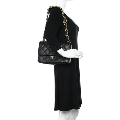 Chanel Lambskin Quilted Large CC Funky Town Flap Black 2 of 13
