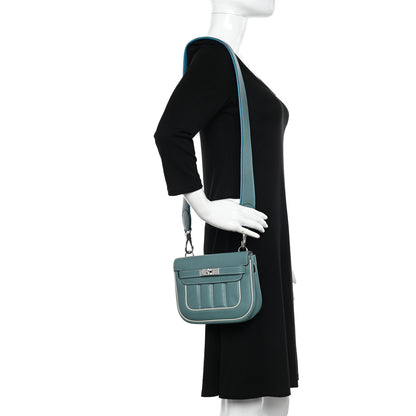 Hermes Evercolor Mini Sac Berline Ciel Gris 2 of 9