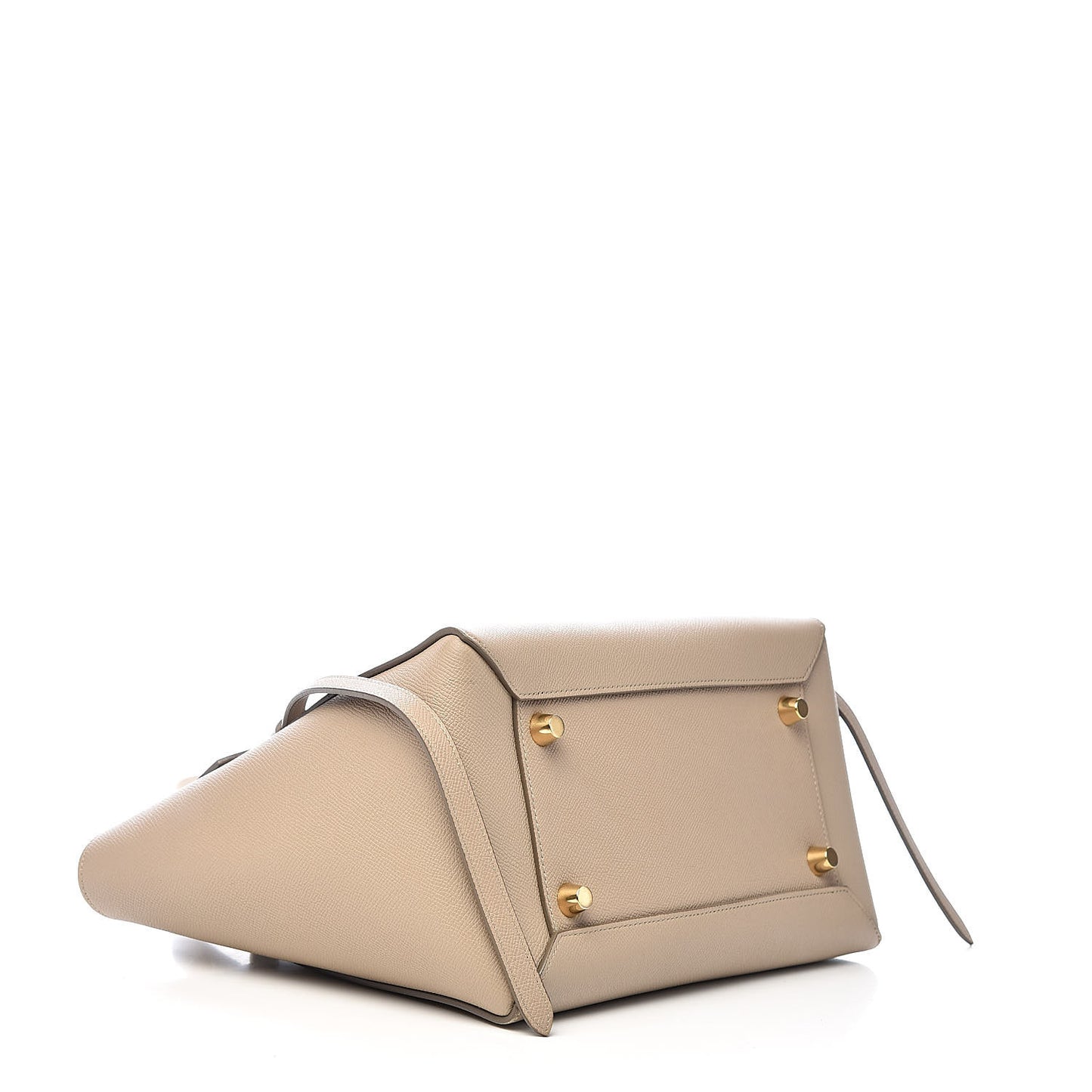 Grained Calfskin Mini Belt Bag Light Taupe