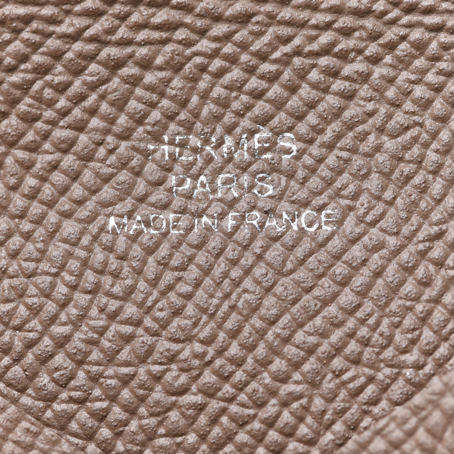 Hermes Epsom Calvi Card Case Etoupe 6 of 8