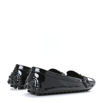 Louis Vuitton Patent Calfskin Oxford Loafers 40 Black 4 of 7