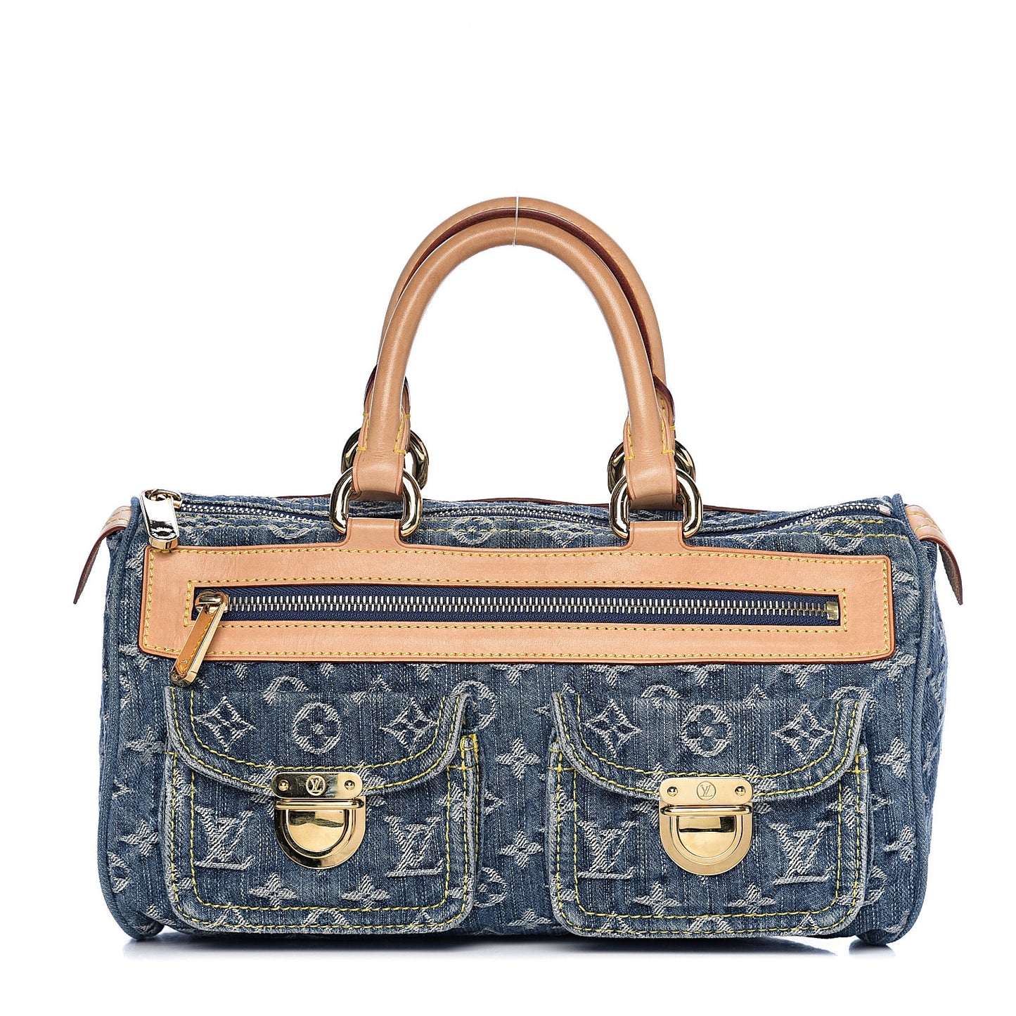 Monogram Denim Neo Speedy Blue