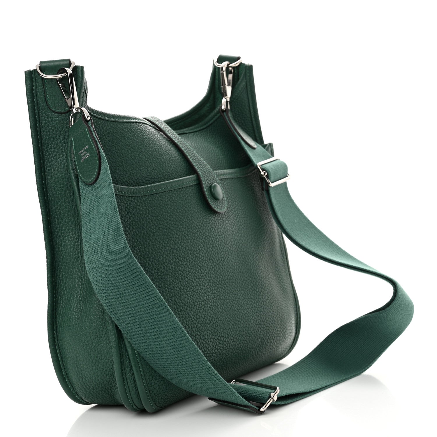 Hermes Taurillon Clemence EVELYNE III PM Malachite 3 of 10