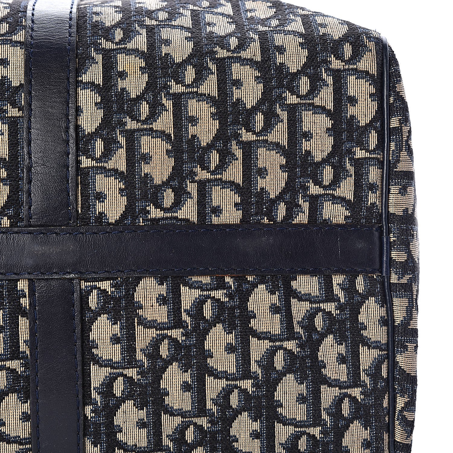 Christian Dior Monogram Duffle Navy Blue 11 of 14