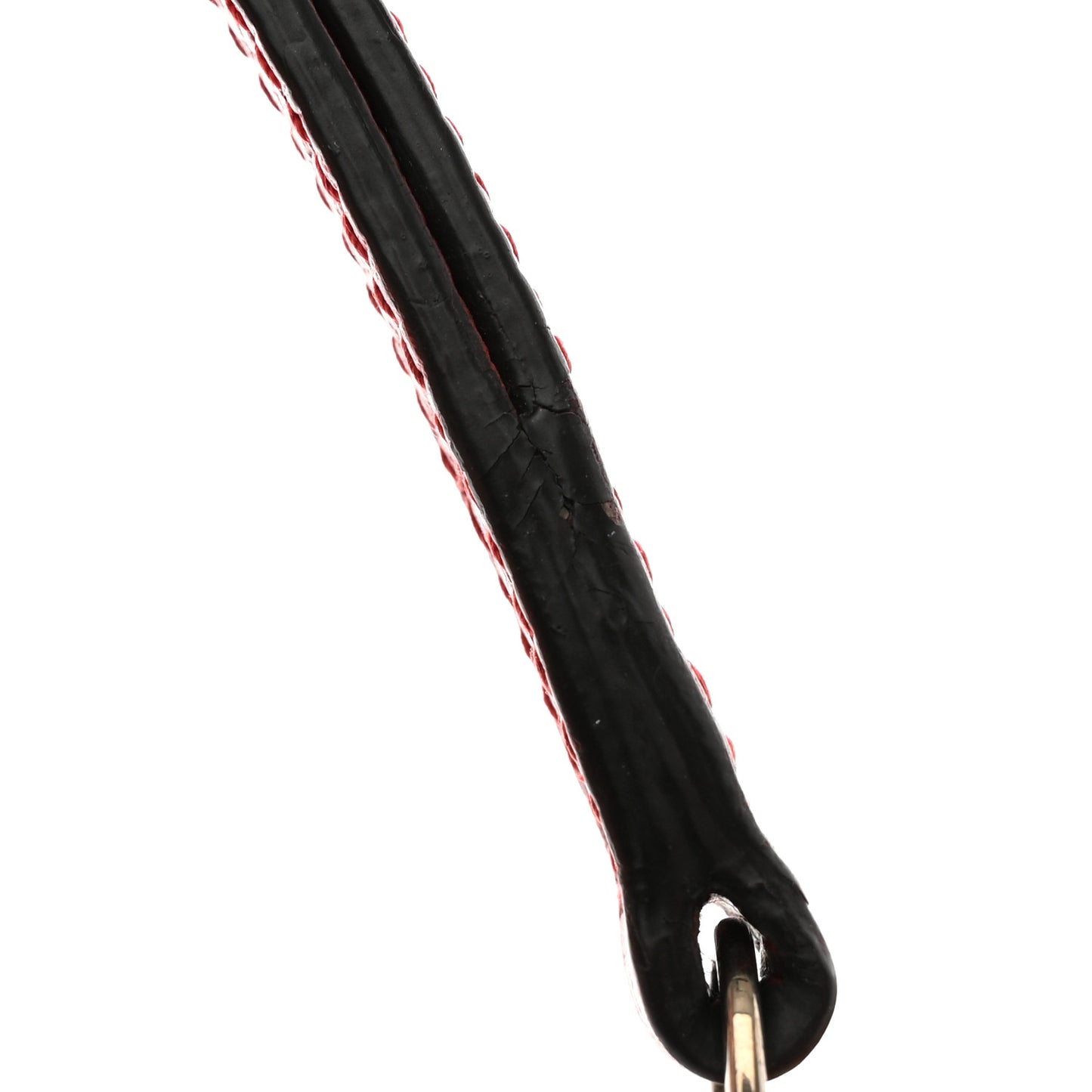 Dollar Calfskin Swing Wristlet Wallet Red