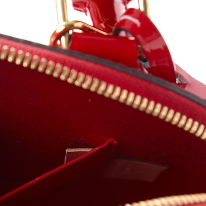 Louis Vuitton Vernis Alma BB Cherry 8 of 8