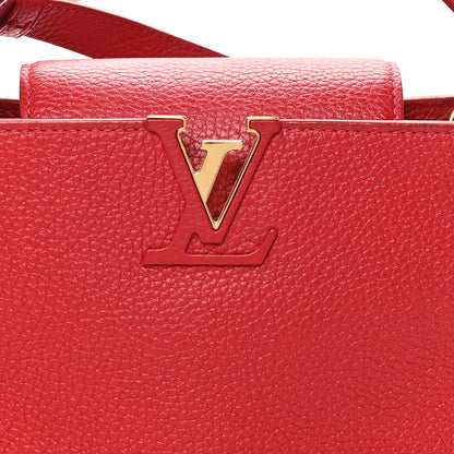 Louis Vuitton Taurillon Capucines BB Scarlet Red 7 of 9