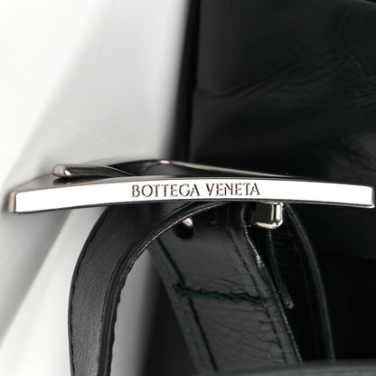 Bottega Veneta Paper Calfskin Maxi Intreccio Cassette Crossbody Bag Black 6 of 9