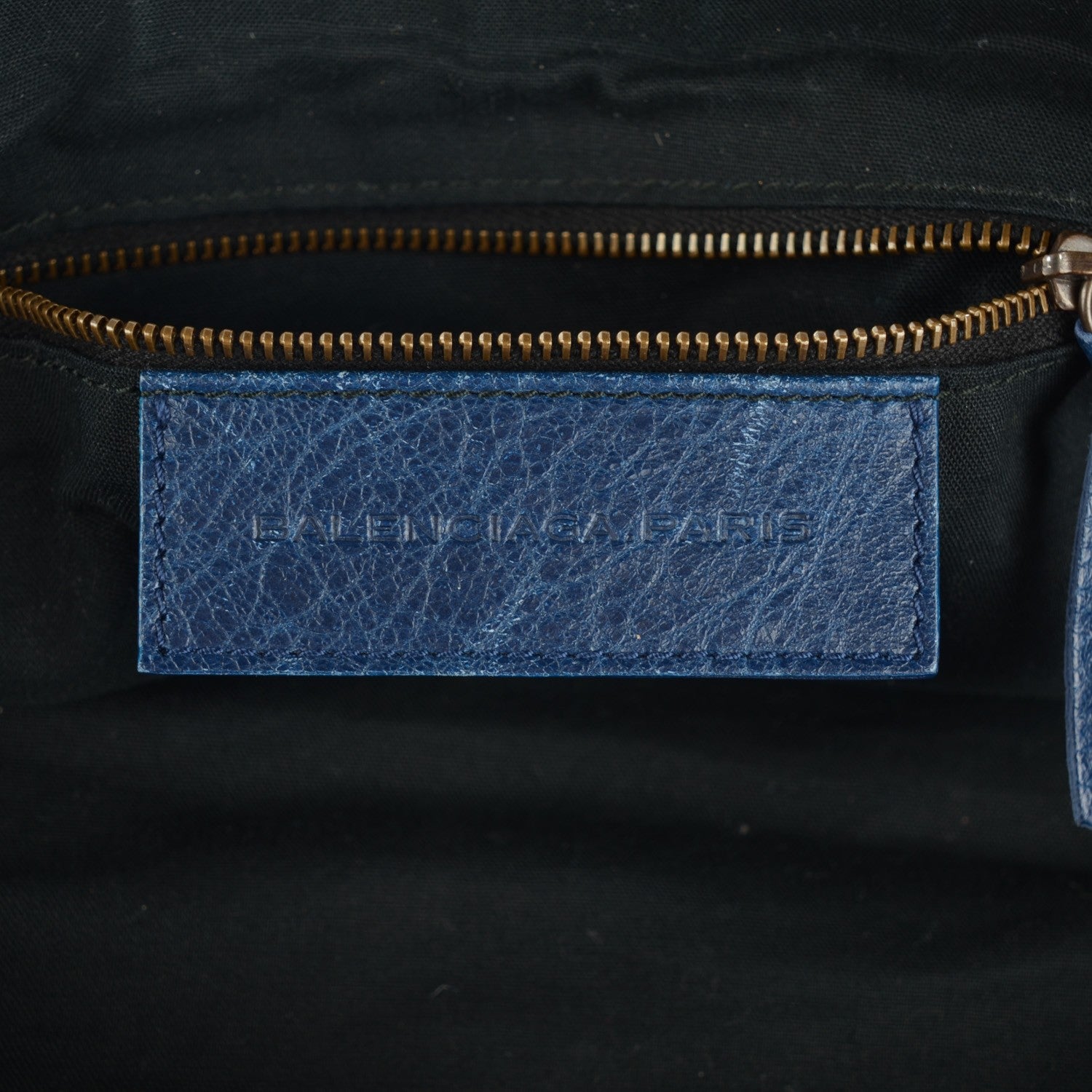 Balenciaga Agneau Classic Hardware Day Hobo Bleu Mineral 5 of 7