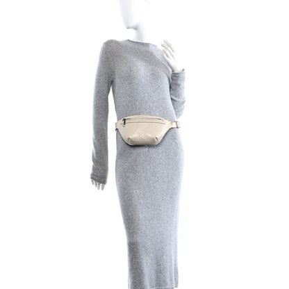 Gucci Calfskin GG Tennis Embossed Belt Bag Mystic White 2 of 10
