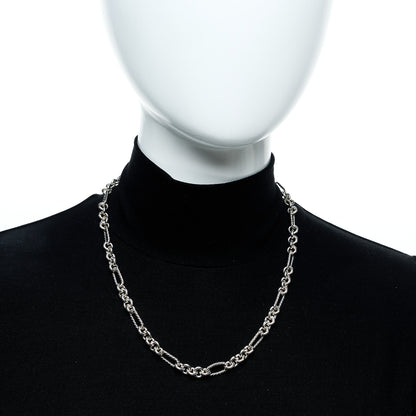 David Yurman Sterling Silver 18K Yellow Gold Link Figaro Link Toggle Necklace 5 of 5