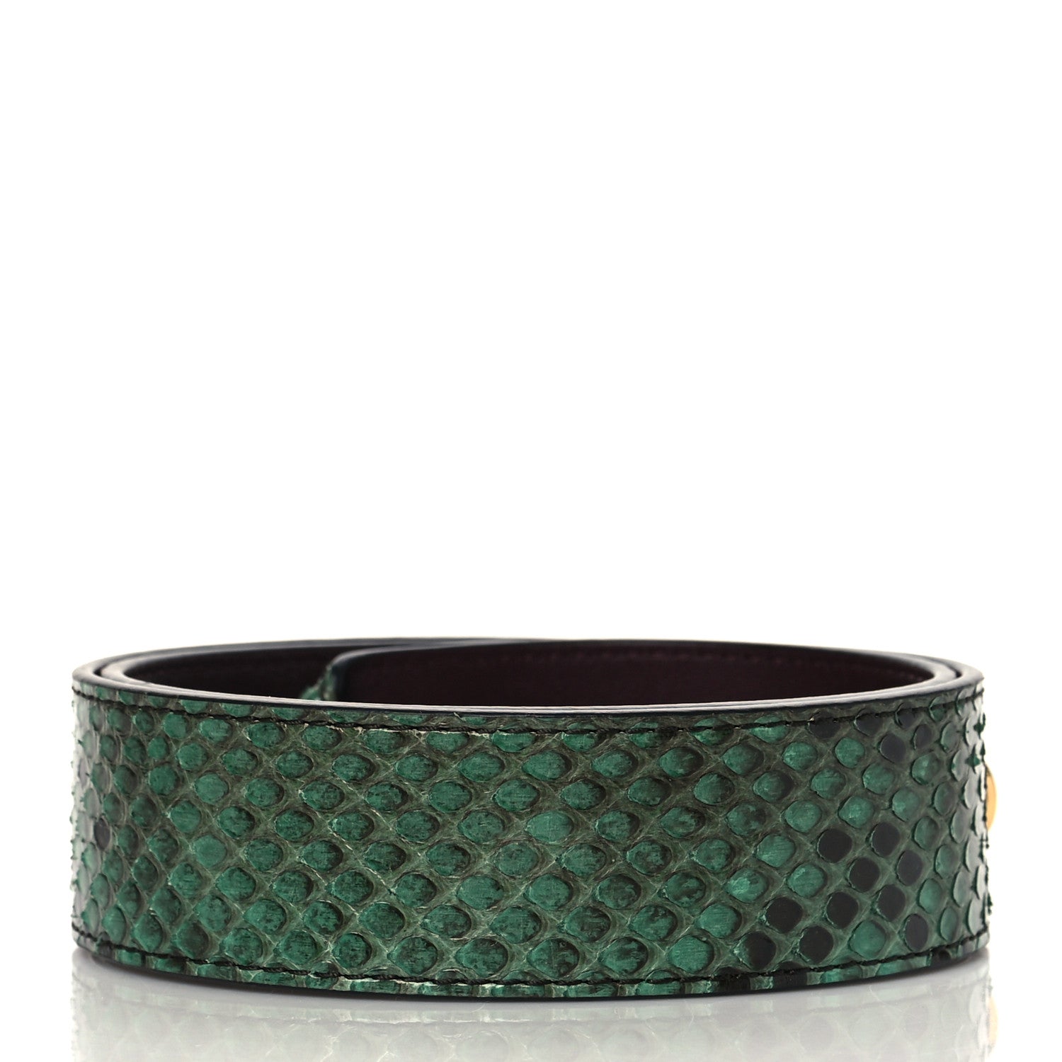 Louis Vuitton Calf Bandouliere Shoulder Strap Green Black 3 of 7