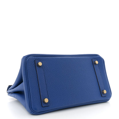 Hermes Togo Birkin 25 Bleu Royal 4 of 11