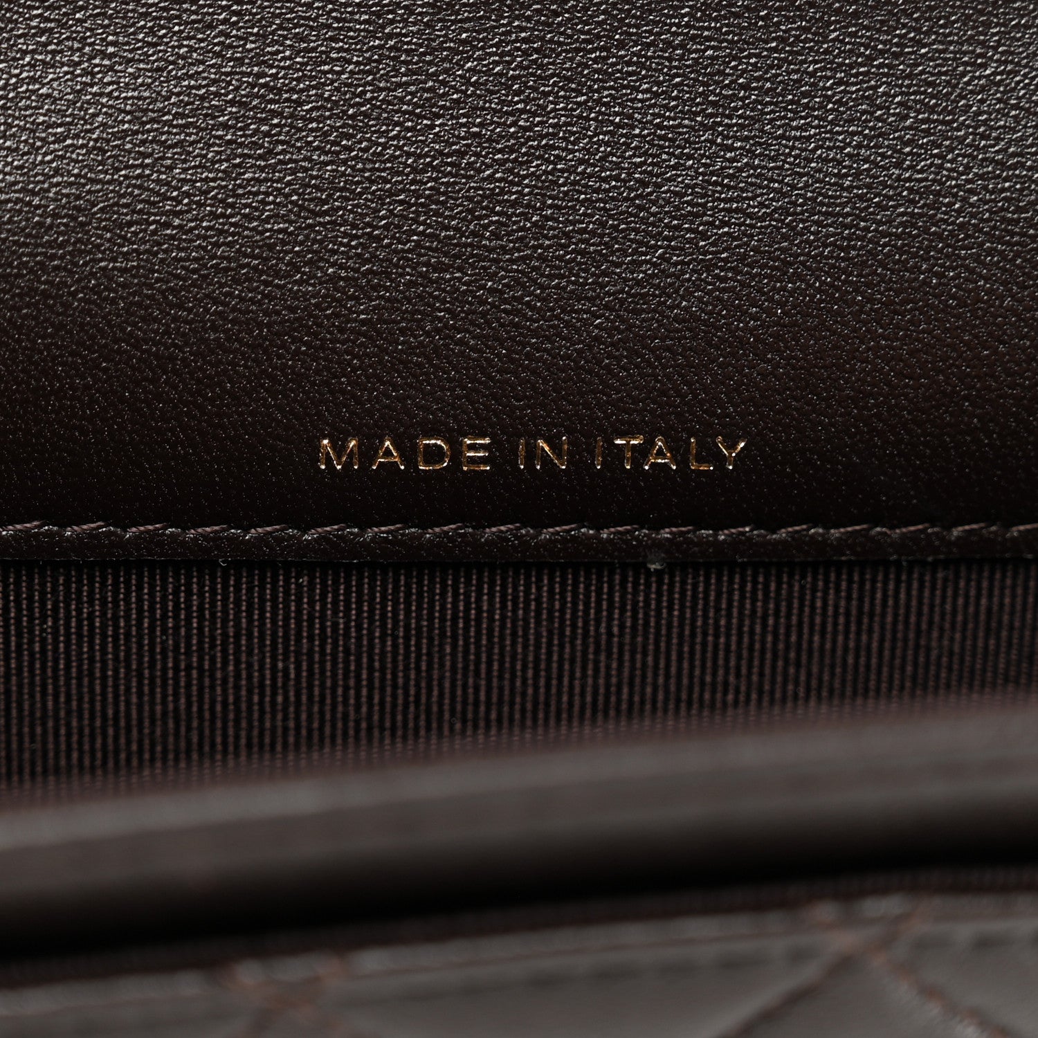 Chanel Lambskin Quilted Flap Card Holder Wallet Dark Brown 6 of 9