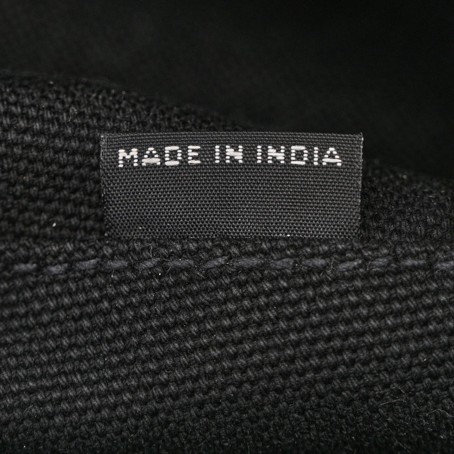 Canapa Small Logo Shopping Tote Black