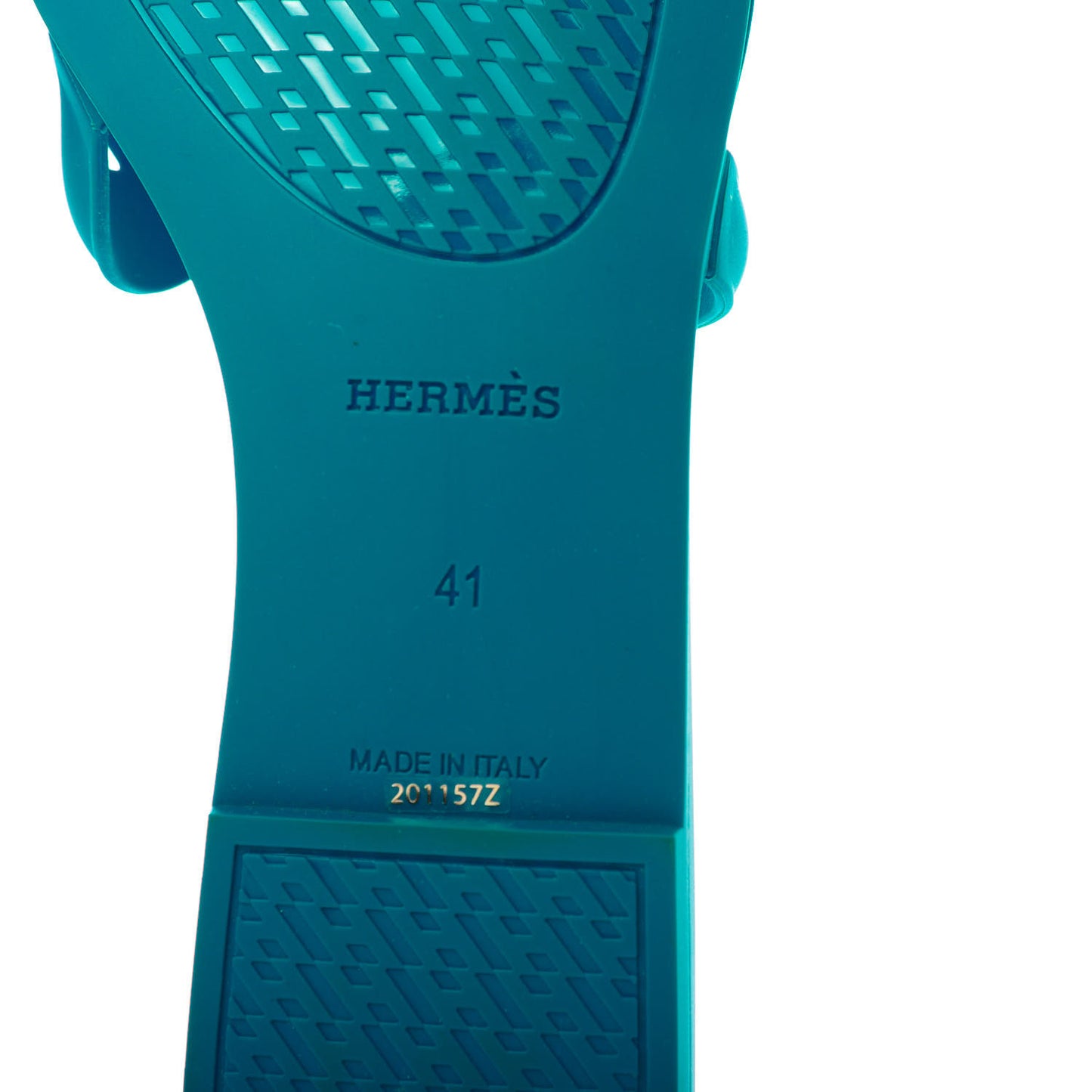 Rubber Aloha Sandals 41 Bleu Vif