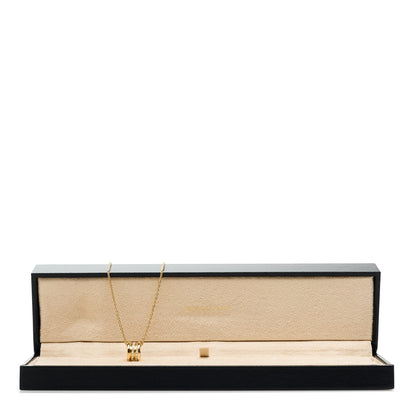 Bulgari 18K Yellow Gold Diamond B.Zero1 Pave Pendant Necklace 8 of 8