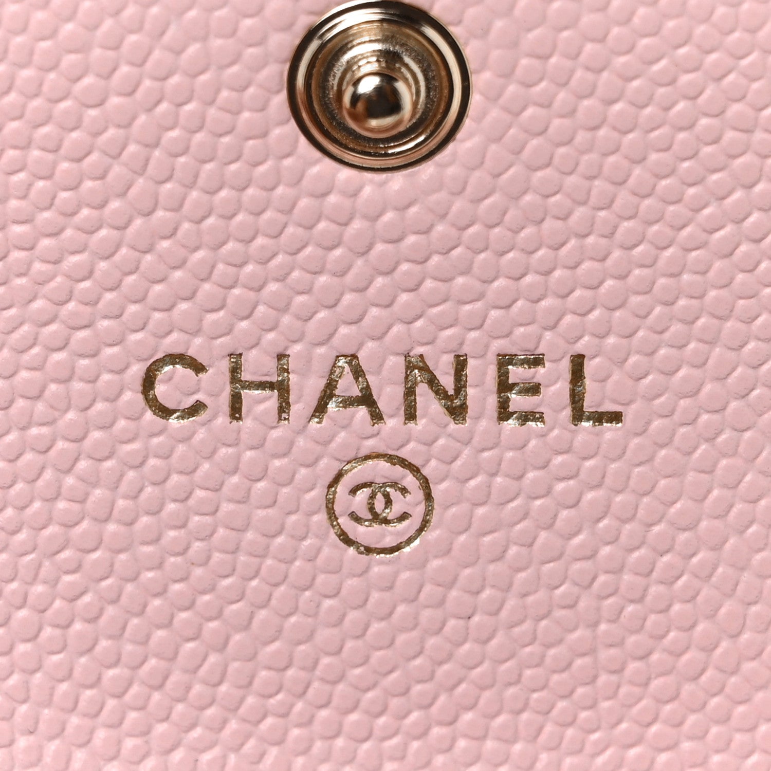 Chanel Caviar Quilted Crystal CC Flap Card Holder Pink 6 of 11