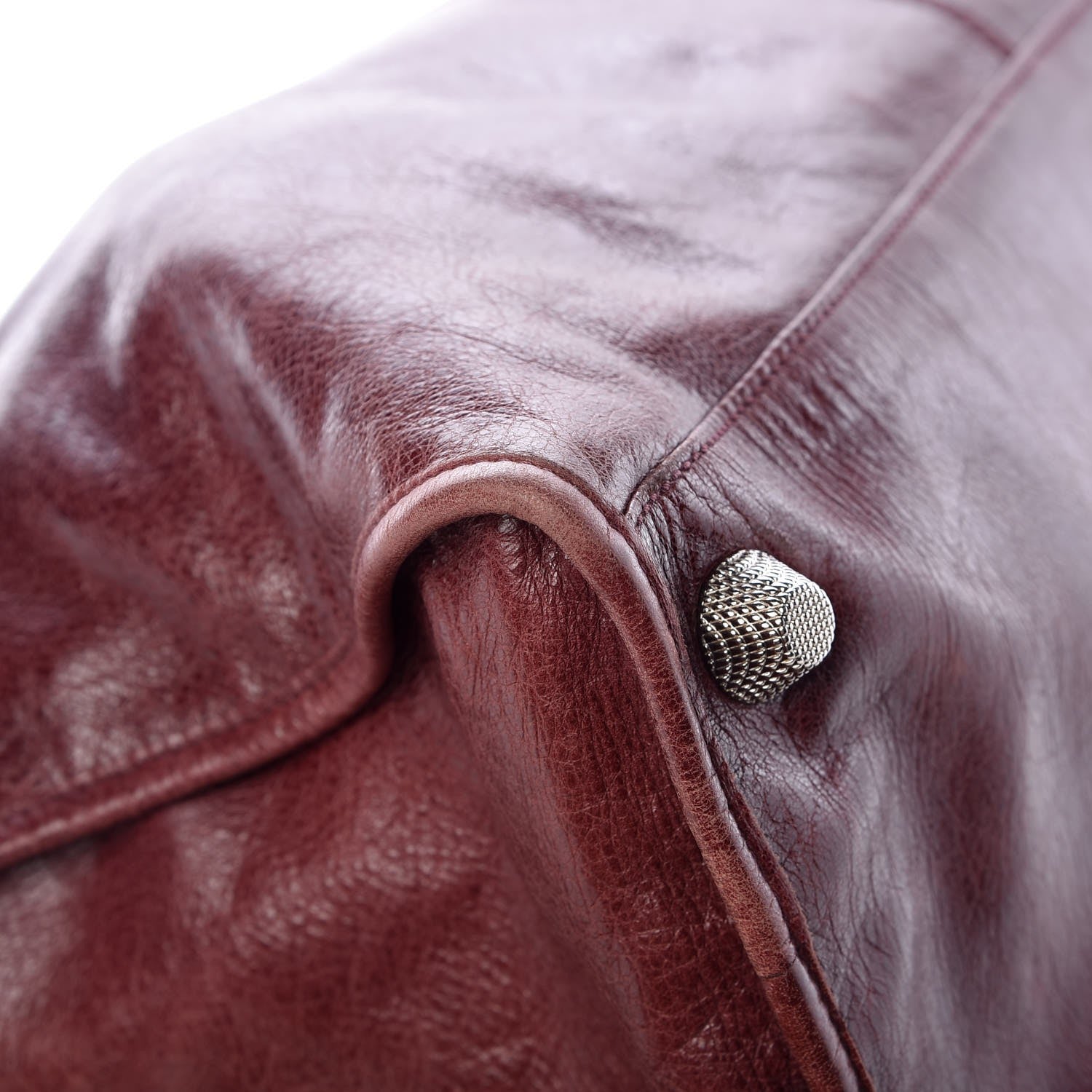 Balenciaga Agneau Giant 21 Silver Hardware Work Dark Wine 11 of 11