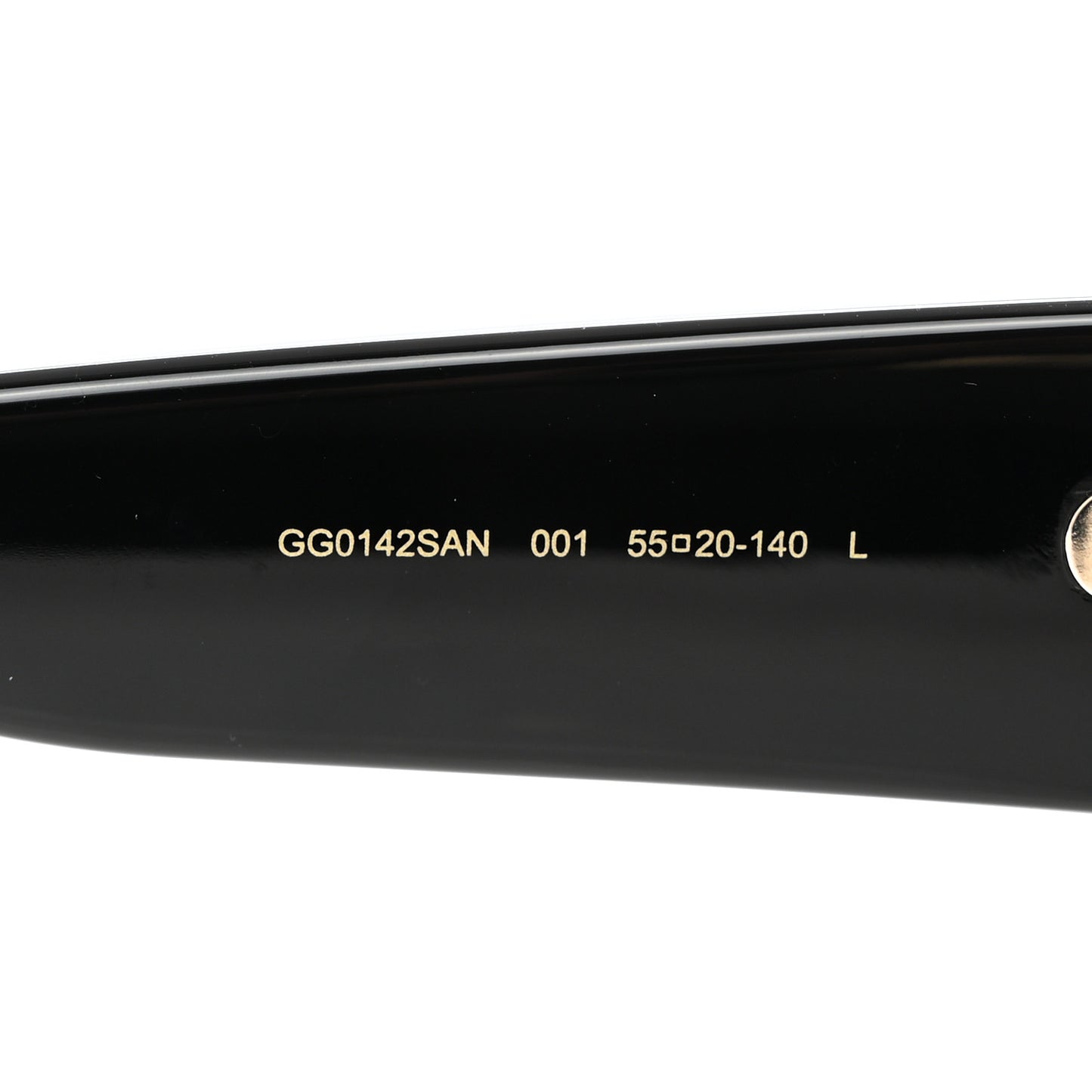 Acetate Square Frame Sunglasses GG0142SA Black