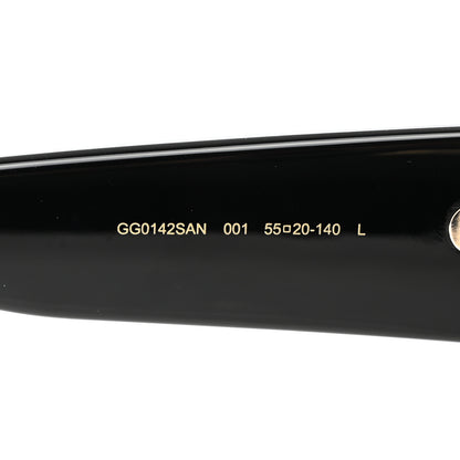 Gucci Acetate Square Frame Sunglasses GG0142SA Black 5 of 7